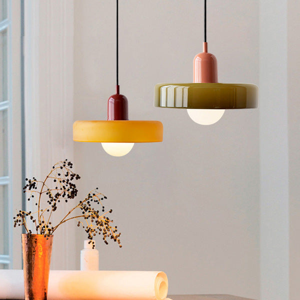 Färgrik Glaspendel med Modern Design för Hemmet