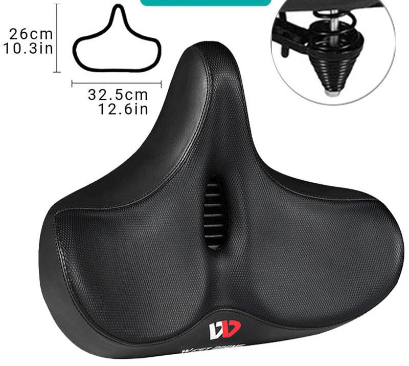 Ergonomisk støtte til cykelsæde for optimal komfort