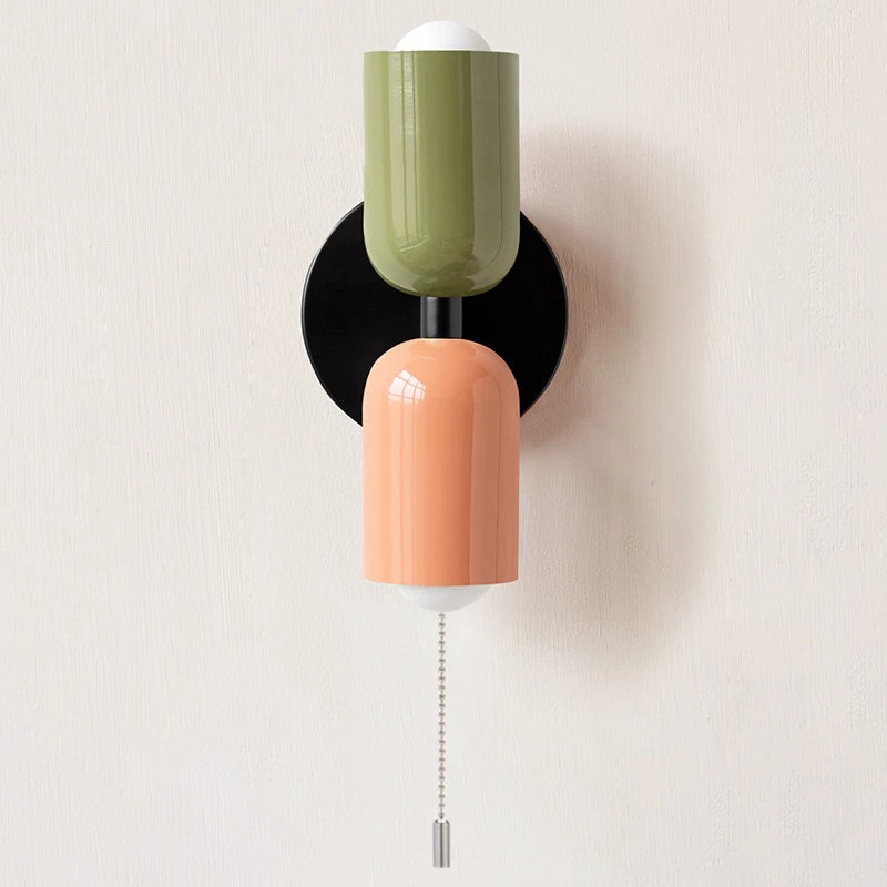 Udendørs Væglampe i Glas med Dobbelt Lysstråle