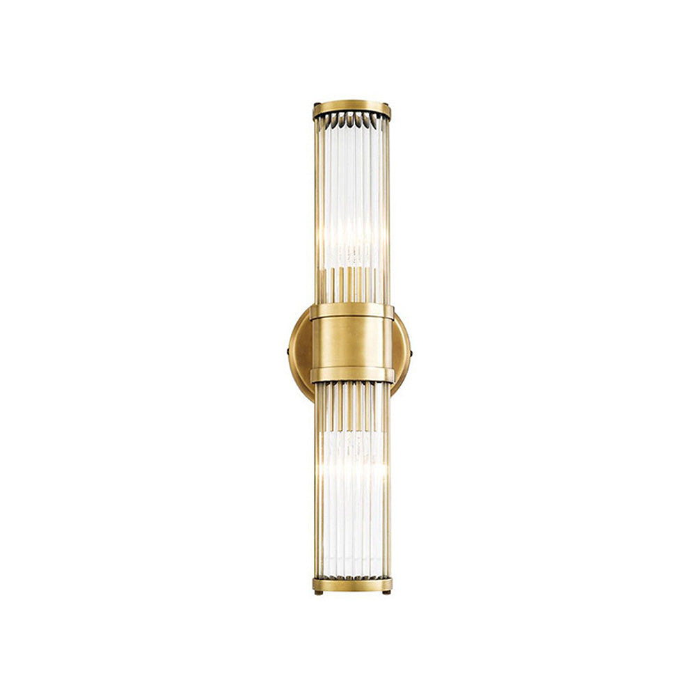Guldbelagt LED Væglampe i Glas – Elegant Indendørs Design