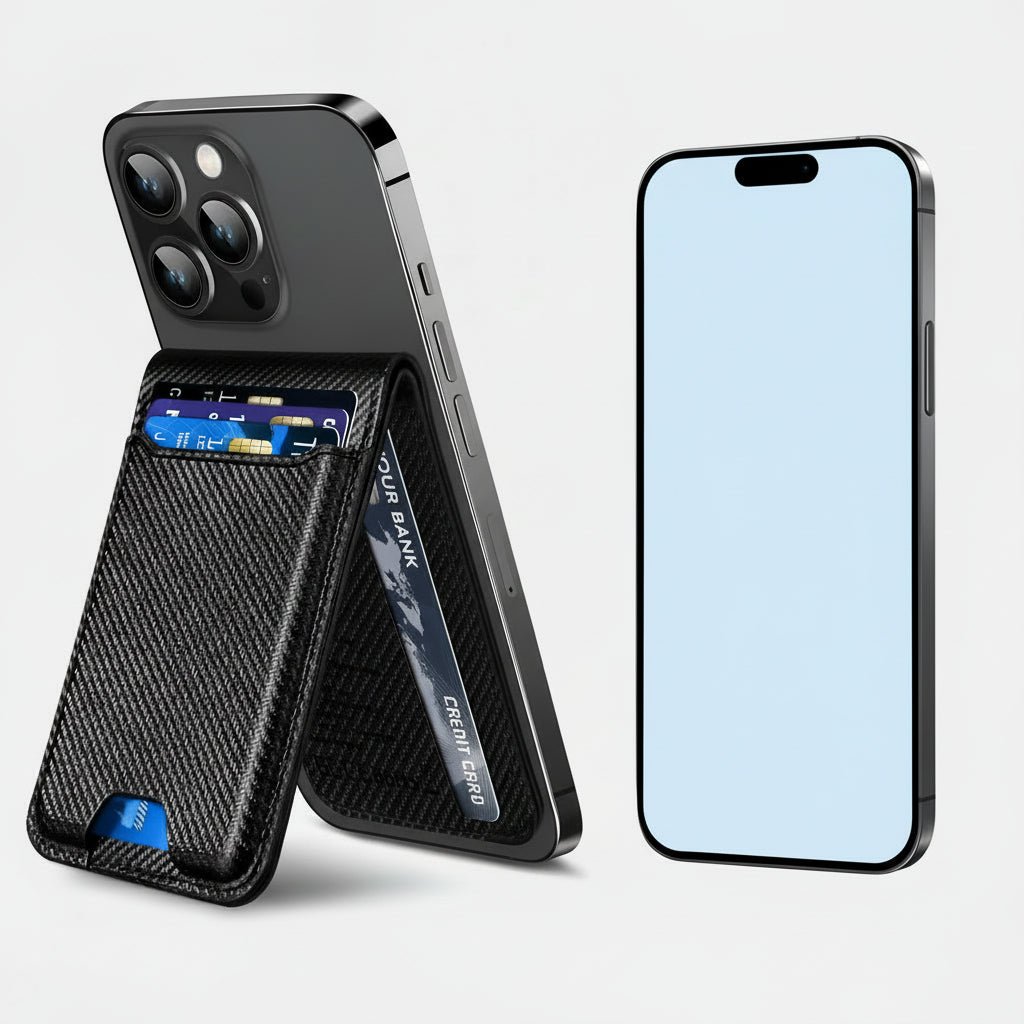 Magnetisk iPhone-plånbok med Hitta: Säker och praktisk
