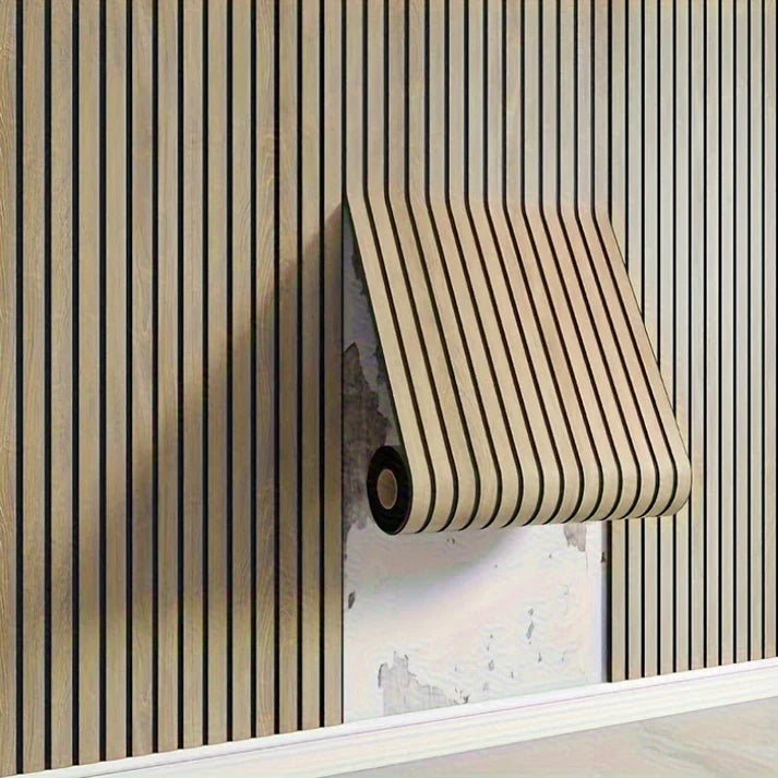 Selvklæbende 3D Trælook Vægpaneler – Nem Montering
