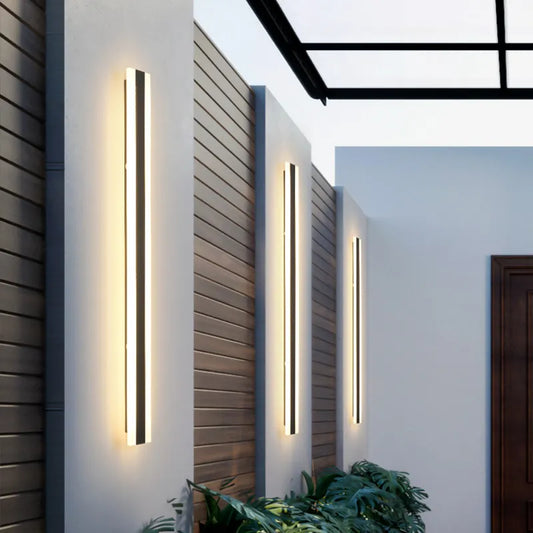 Modern Utomhusvägglampa - Snygg och Vattentät LED Belysning