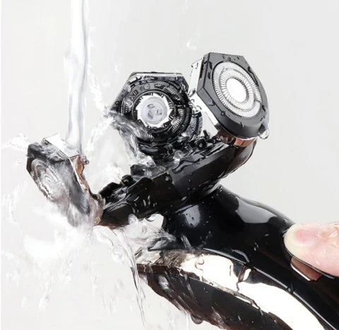 Vandtæt Elektrisk Barbermaskine til Mænd | Genopladelig til Våd og Tør Barbering