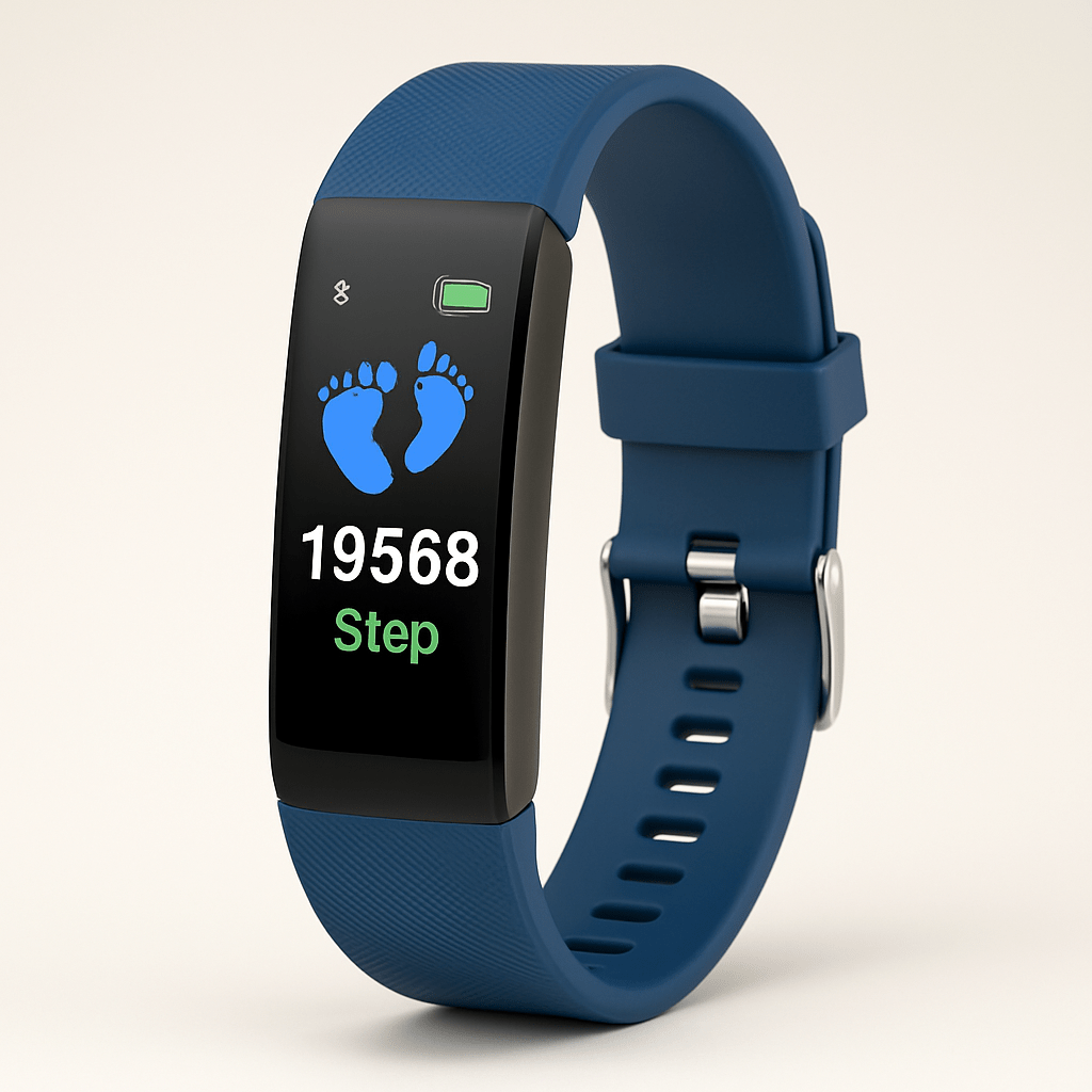 Seniorvenlig Fitness Tracker med Hjertefrekvensmåling