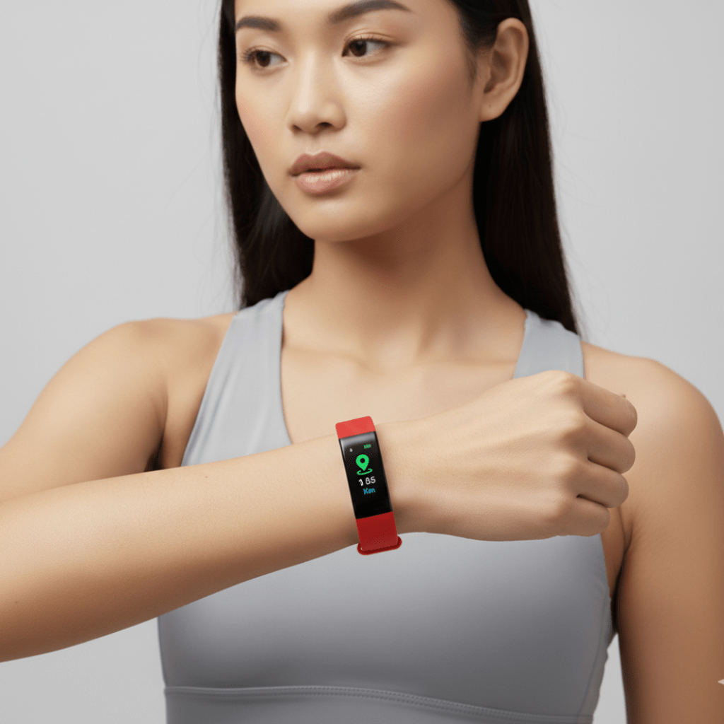 Seniorvenlig Fitness Tracker med Hjertefrekvensmåling