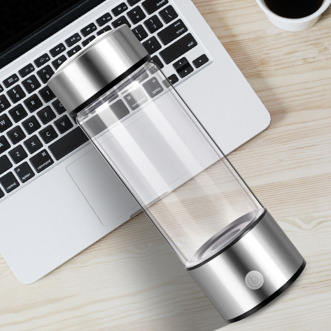 Elegant Glasflaske til Hydrogenberiget Vand – HydroBoost