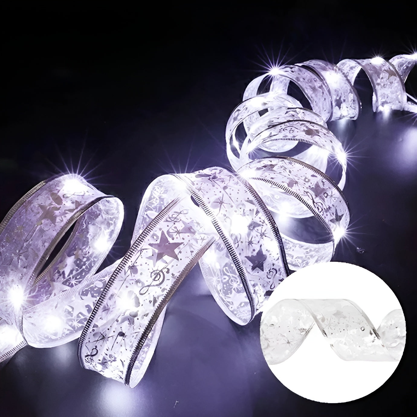 Juleguirlande med LED Lys - Skab Magisk Julehygge