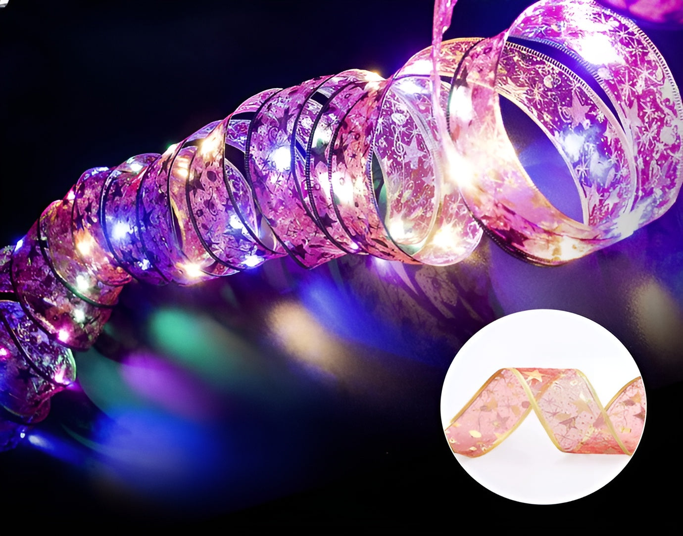 Juleguirlande med LED Lys - Skab Magisk Julehygge