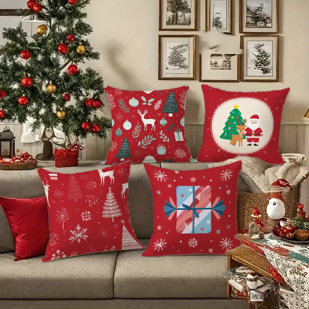 Julepudebetræk 40x40 cm | Skab Hygge i Dit Hjem