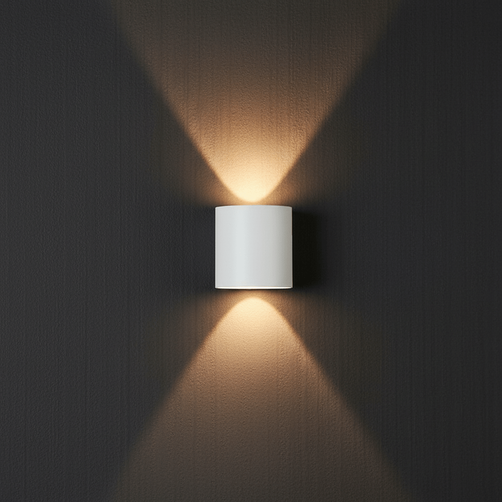 Moderne LED Udendørs Væglampe med Klar og Effektiv Belysning