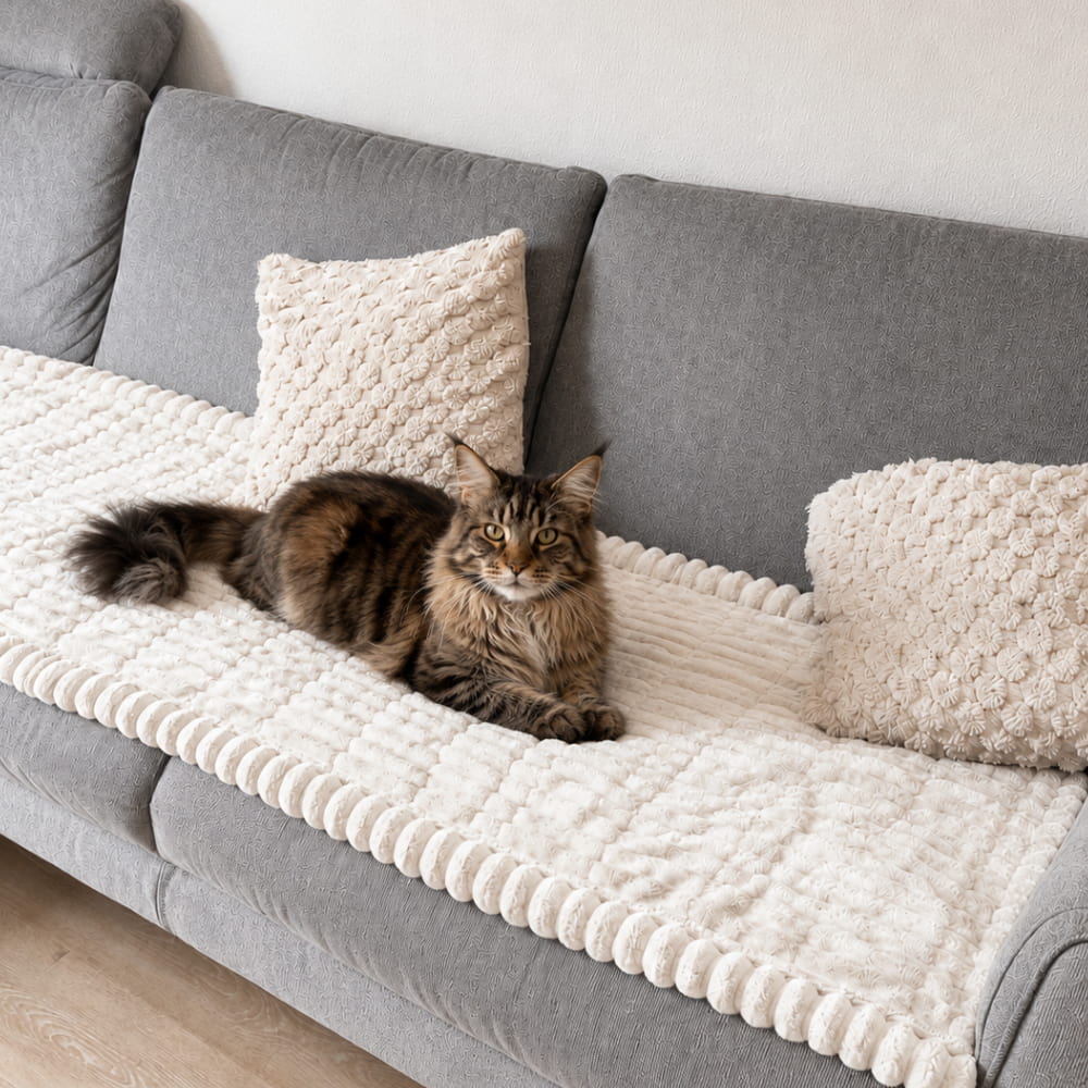 Brittany Sofasæde — vandafvisende tæppe til hunde og katte