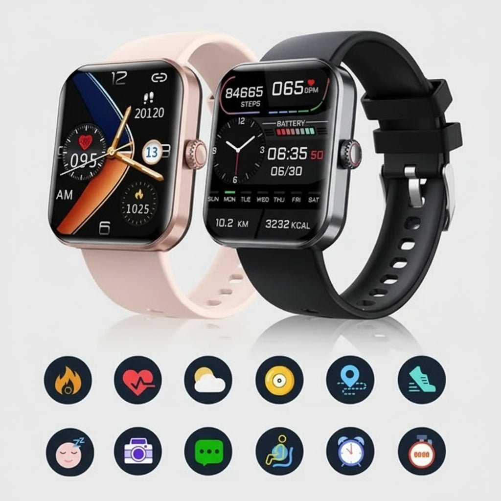 Smartwatch med Sundhedstracking og Bluetooth Opkald