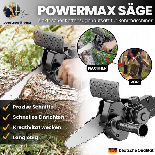Elektrisk kedjesåg för borrmaskiner - PowerMax sågtillbehör