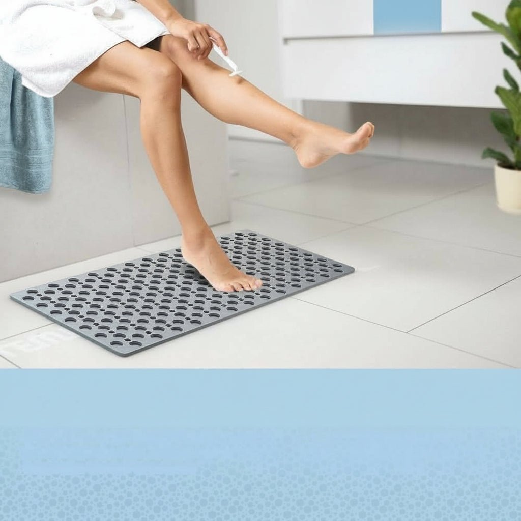 Halkfri badrumsmatta - Hygienisk och snabbtorkande
