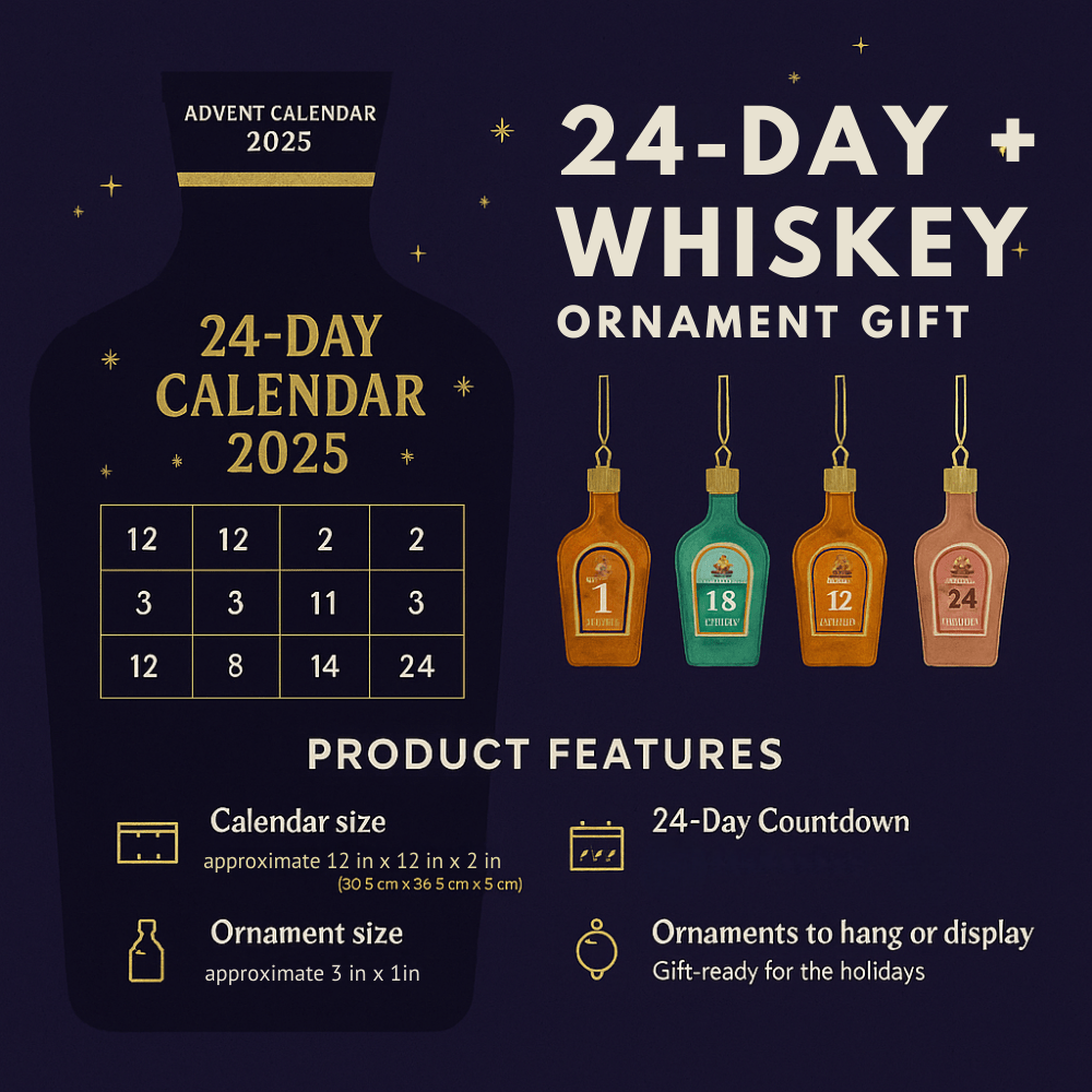 Whisky Julkalender 2025 – Dekorativ Nedräkning till Jul
