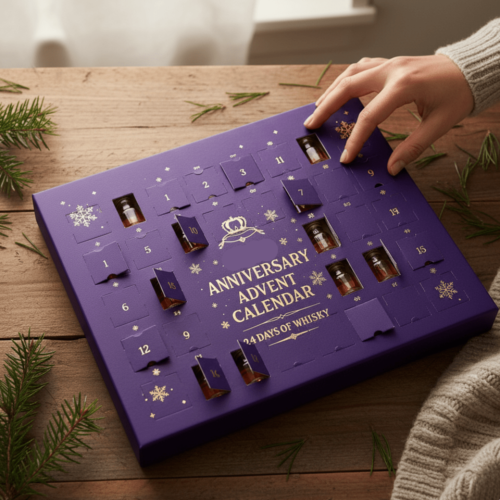 Whisky Julkalender 2025 – Dekorativ Nedräkning till Jul