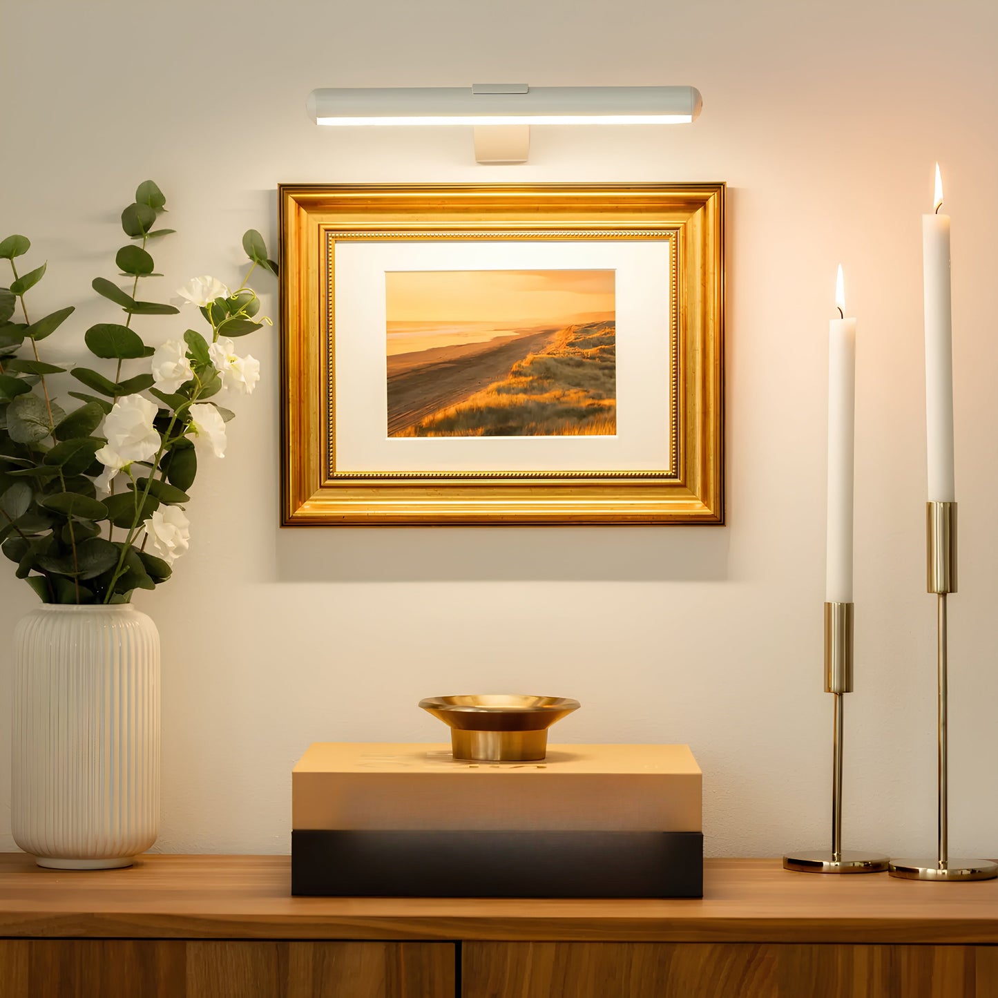 Trådløs Væglampe til Kunst - Justerbar og Stilren