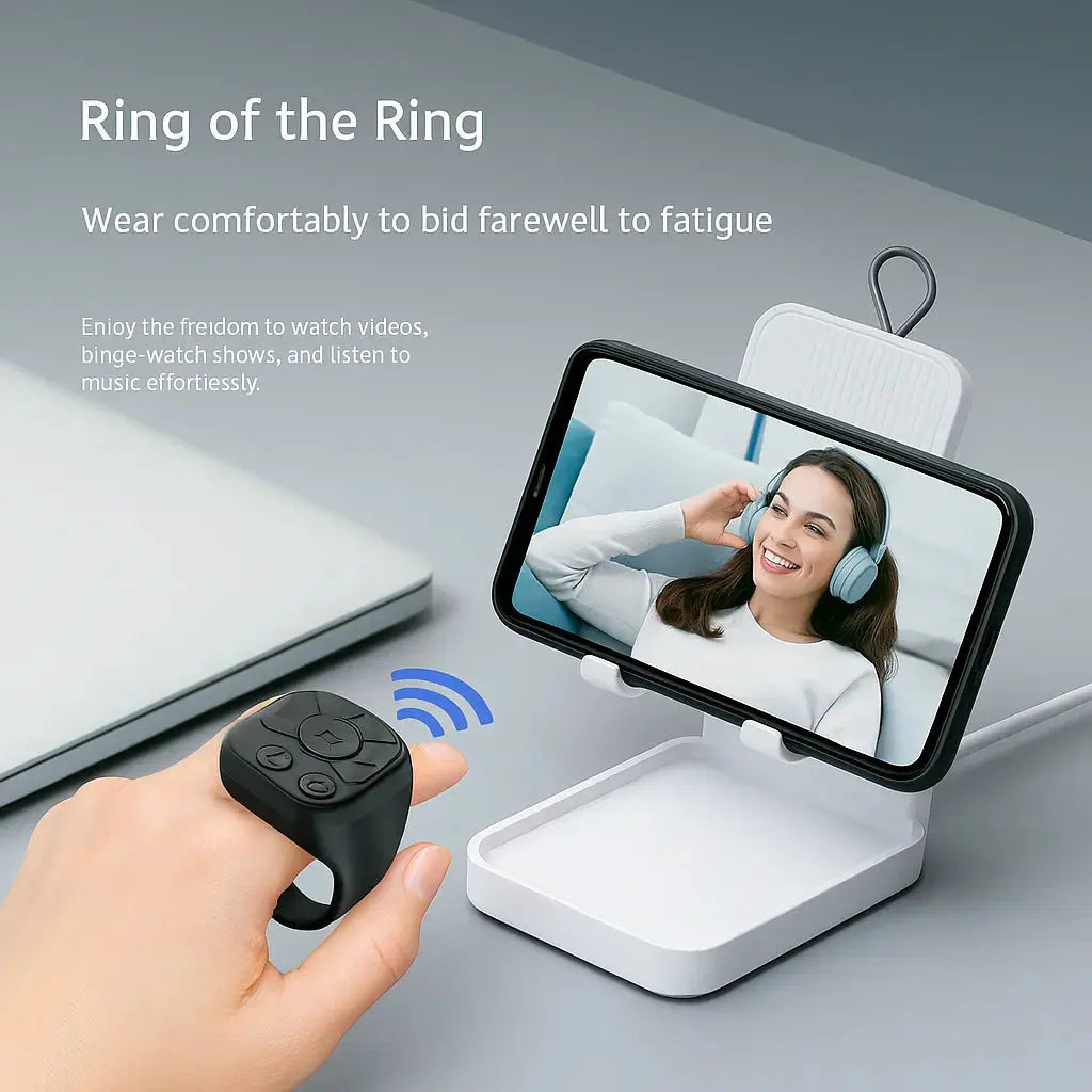 Bluetooth-fjernbetjening til kamera og scrolling