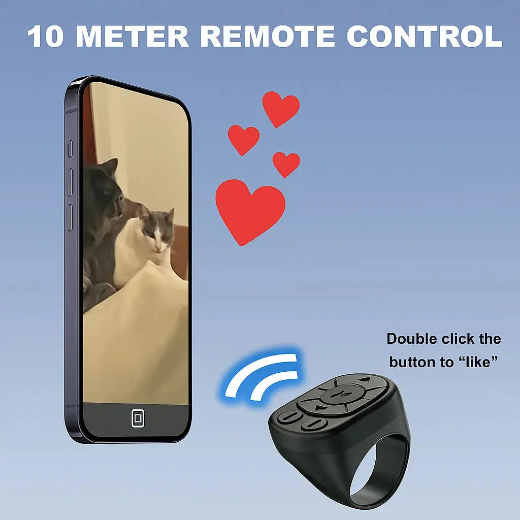 Bluetooth-fjernbetjening til kamera og scrolling