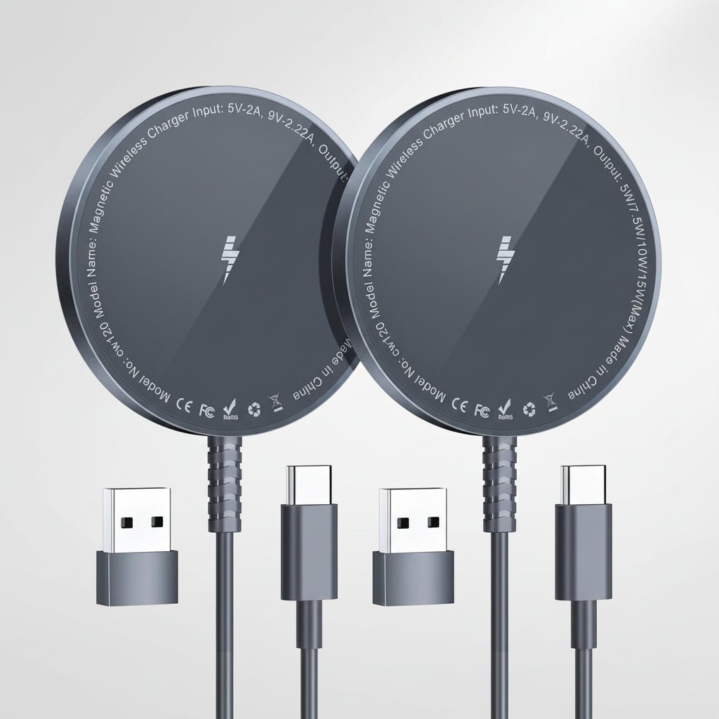 Magnetisk Trådløs Oplader til Hurtig iPhone Opladning 15W