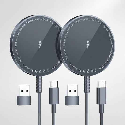 Magnetisk Trådløs Oplader til Hurtig iPhone Opladning 15W