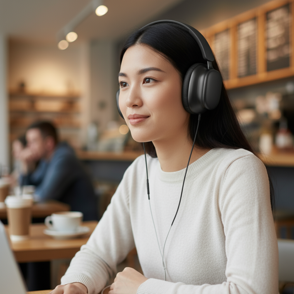 Trådløse Over-Ear Hovedtelefoner med Støjreduktion & Komfort