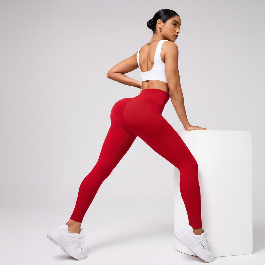 Högmidjade träningsleggings för yoga och löpning för kvinnor