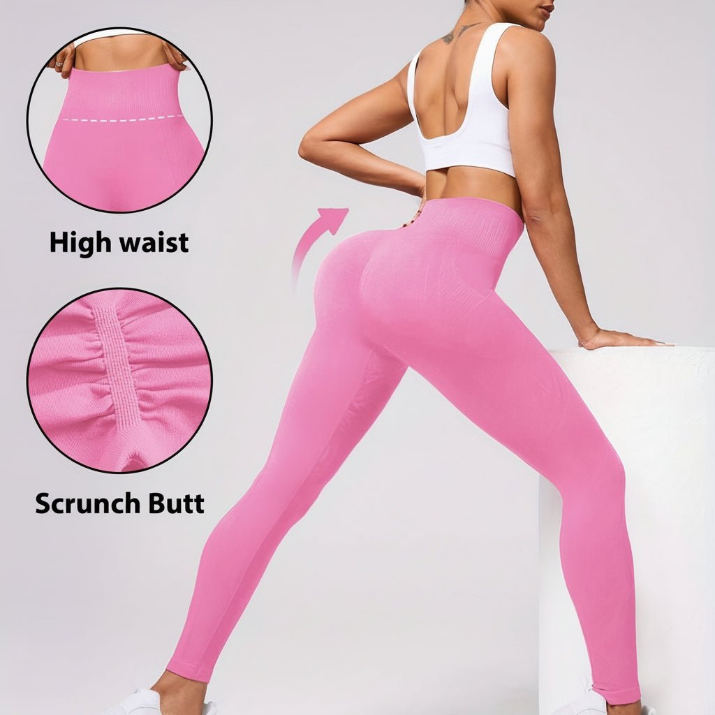 Högmidjade träningsleggings för yoga och löpning för kvinnor