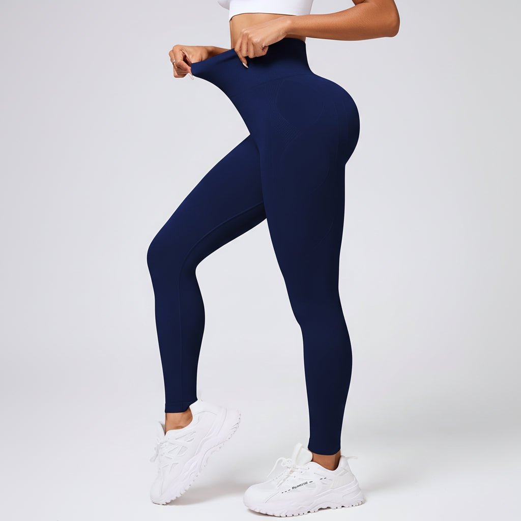 Högmidjade träningsleggings för yoga och löpning för kvinnor