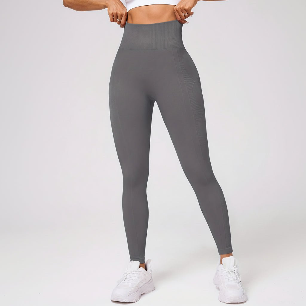 Högmidjade träningsleggings för yoga och löpning för kvinnor