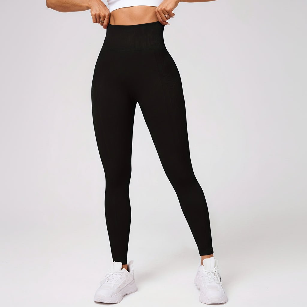 Högmidjade träningsleggings för yoga och löpning för kvinnor