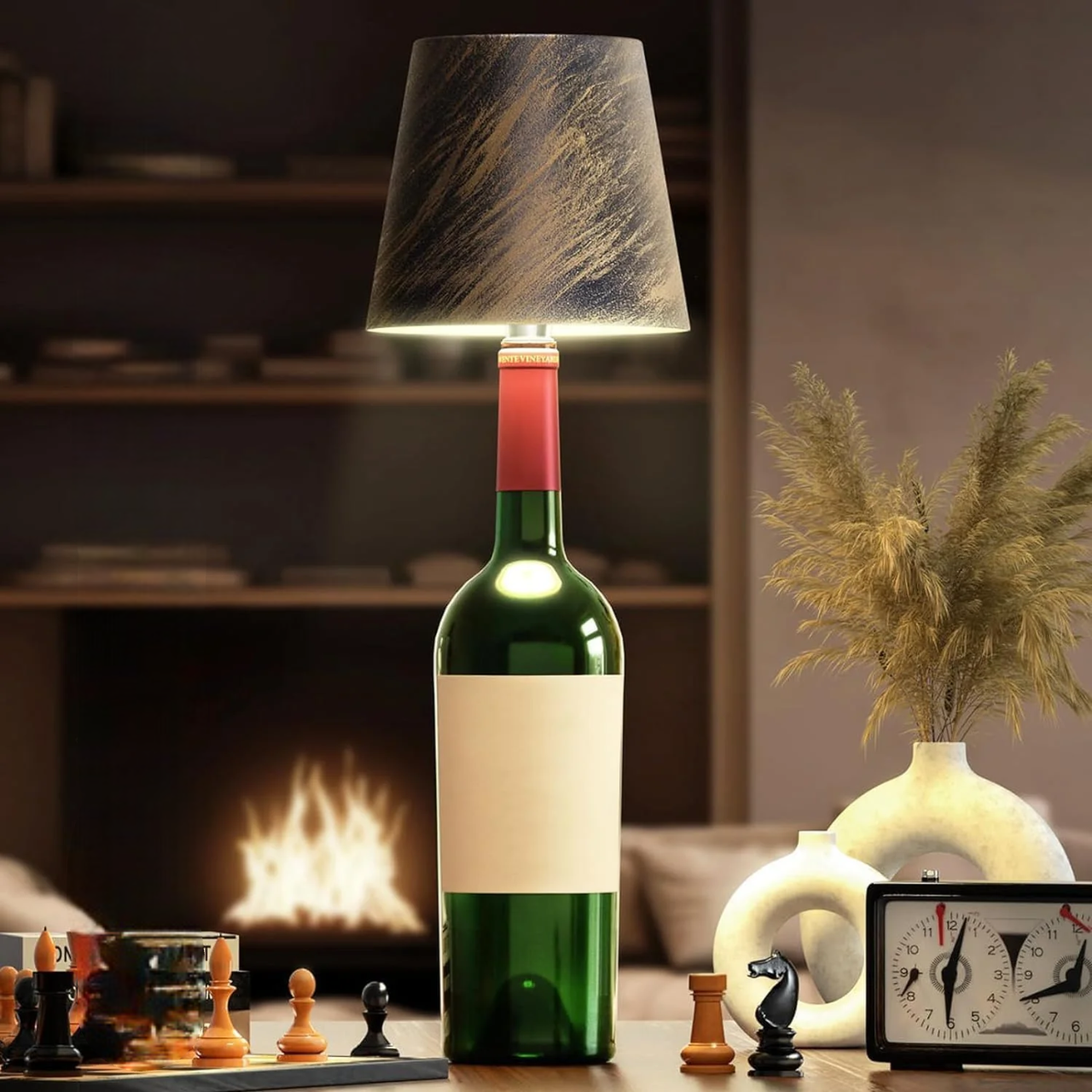 Elegant Genopladelig Bordlampe med Touch & Lang Batteritid