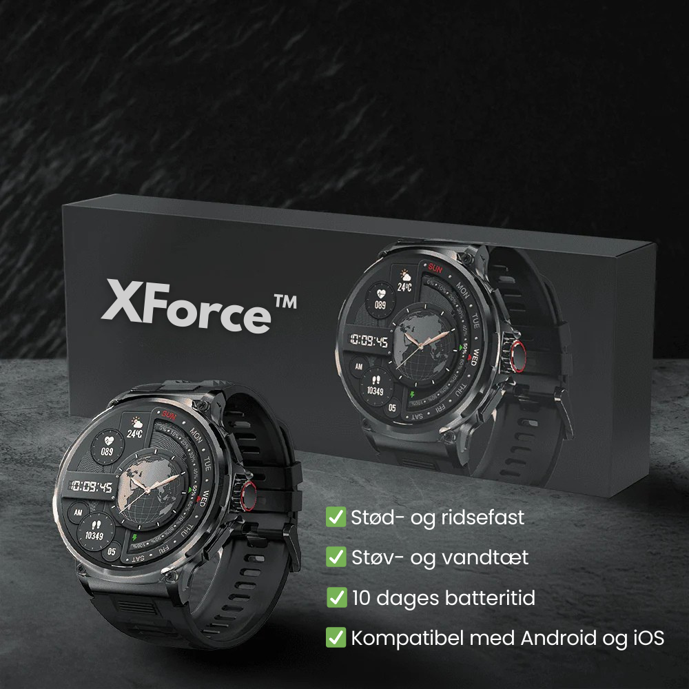 XForce Smartwatch: Robust Design til Aktive Livsstile