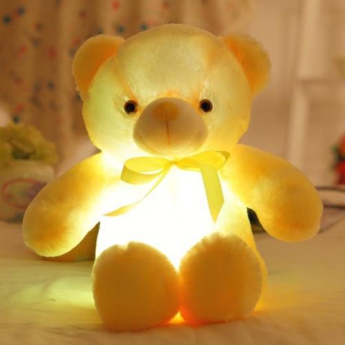 Magisk LED Bamsebamse som Lyser i Mørket