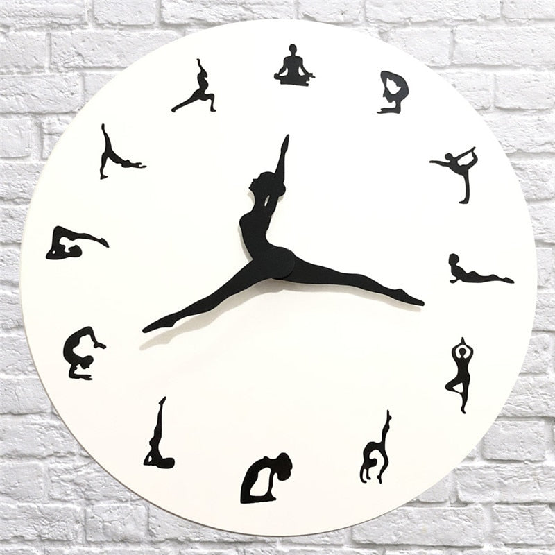 Elegant väggklocka i trä – Modern och inspirerande design, 30 cm