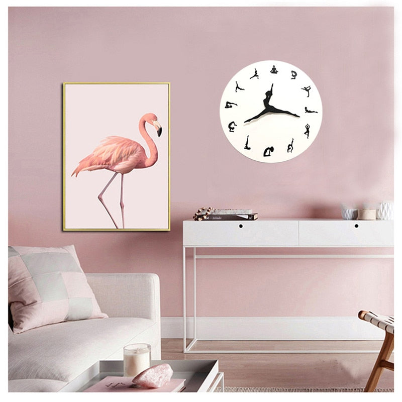Elegant väggklocka i trä – Modern och inspirerande design, 30 cm