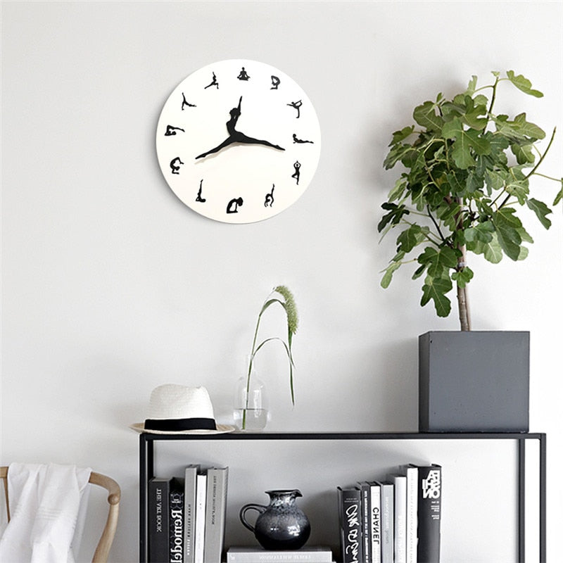 Elegant väggklocka i trä – Modern och inspirerande design, 30 cm