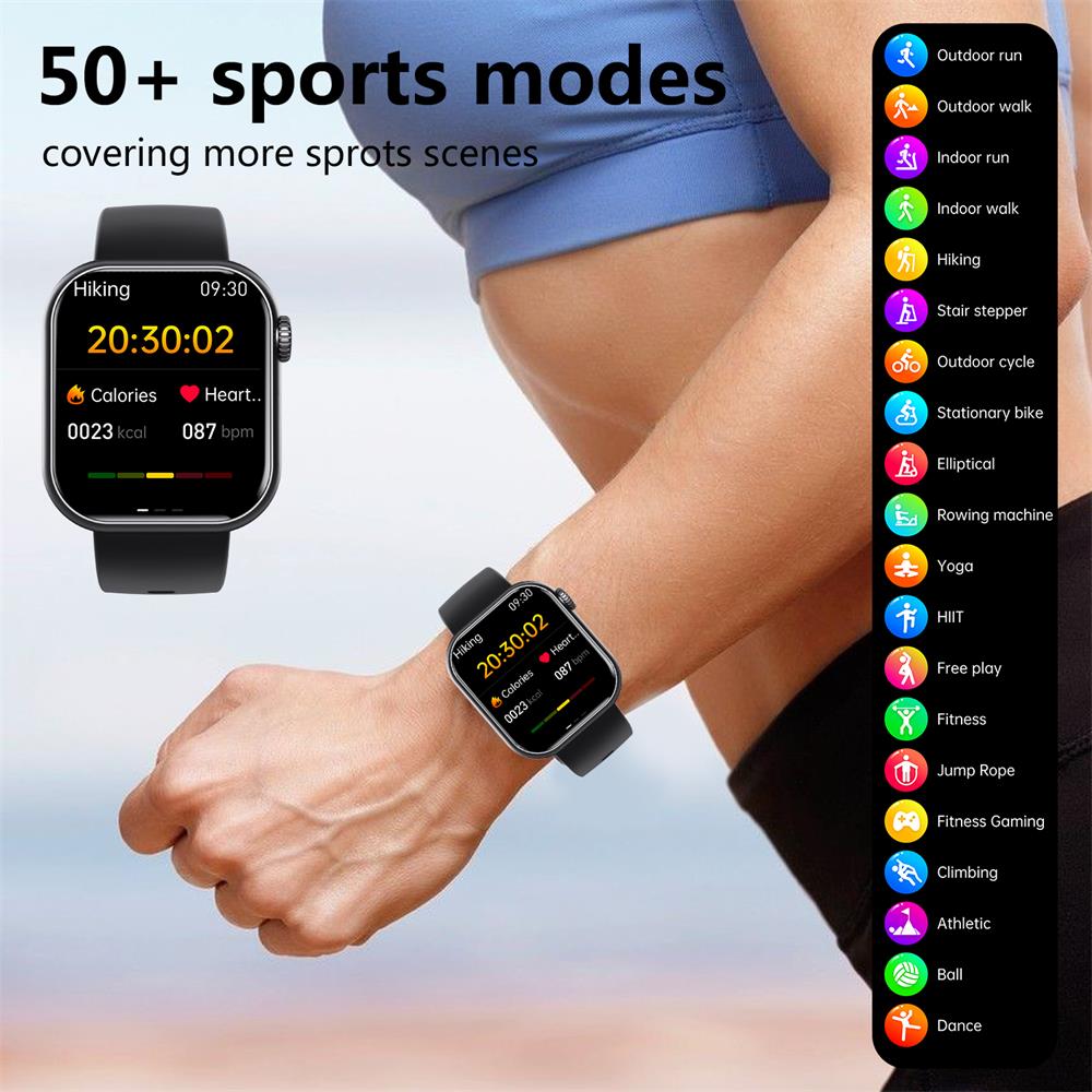 Intelligent Smartwatch med Hälsoövervakning och Vattentät Design