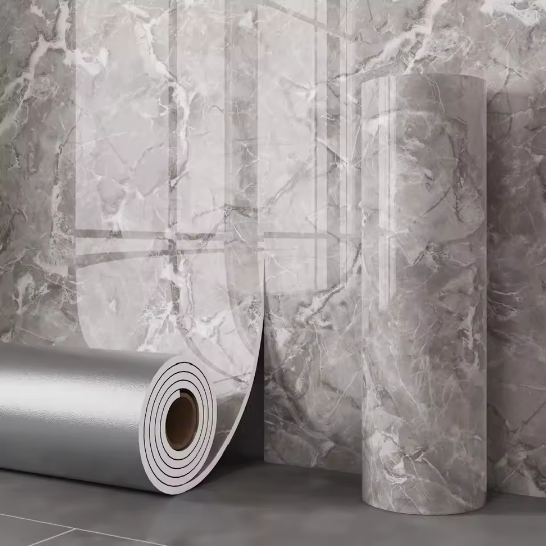 Självhäftande Marmortapet - Realistisk 3D-effekt och Flexibilitet