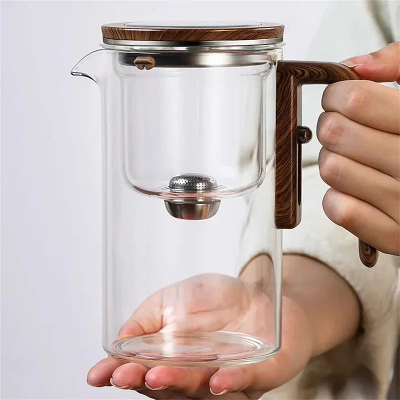 Elegant tekanna i borosilikatglas med optimal smakeffekt
