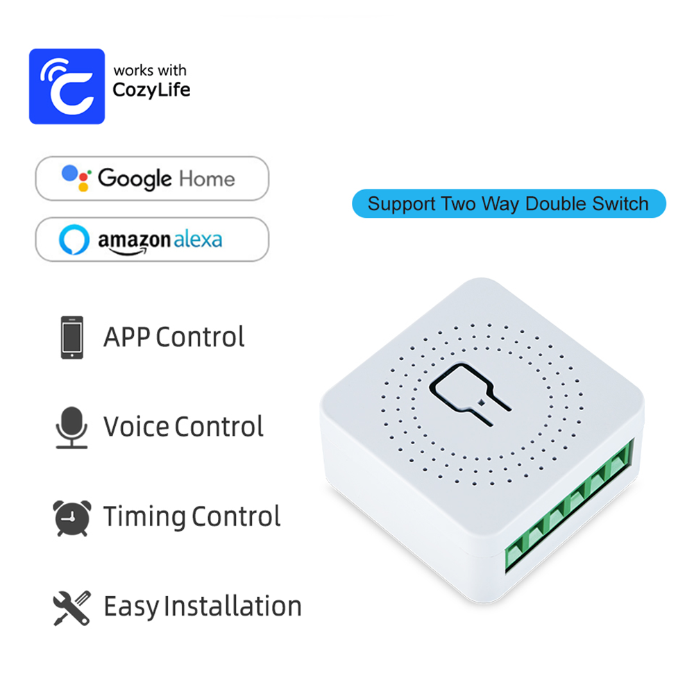 Smart WiFi-strömbrytare med timer och appstyrning för hemmet