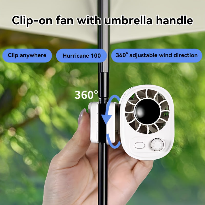 Miniventilator AirFlowClip – Effektiv kylning överallt