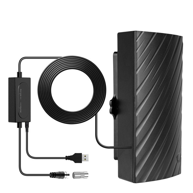 Indendørs TV-antenne, 4K, lang rækkevidde, digital modtagerantenne