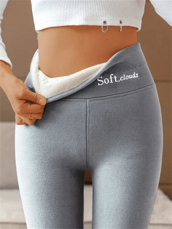 Termiska Leggings i Fleece: Varm och Snygg Vinterlösning