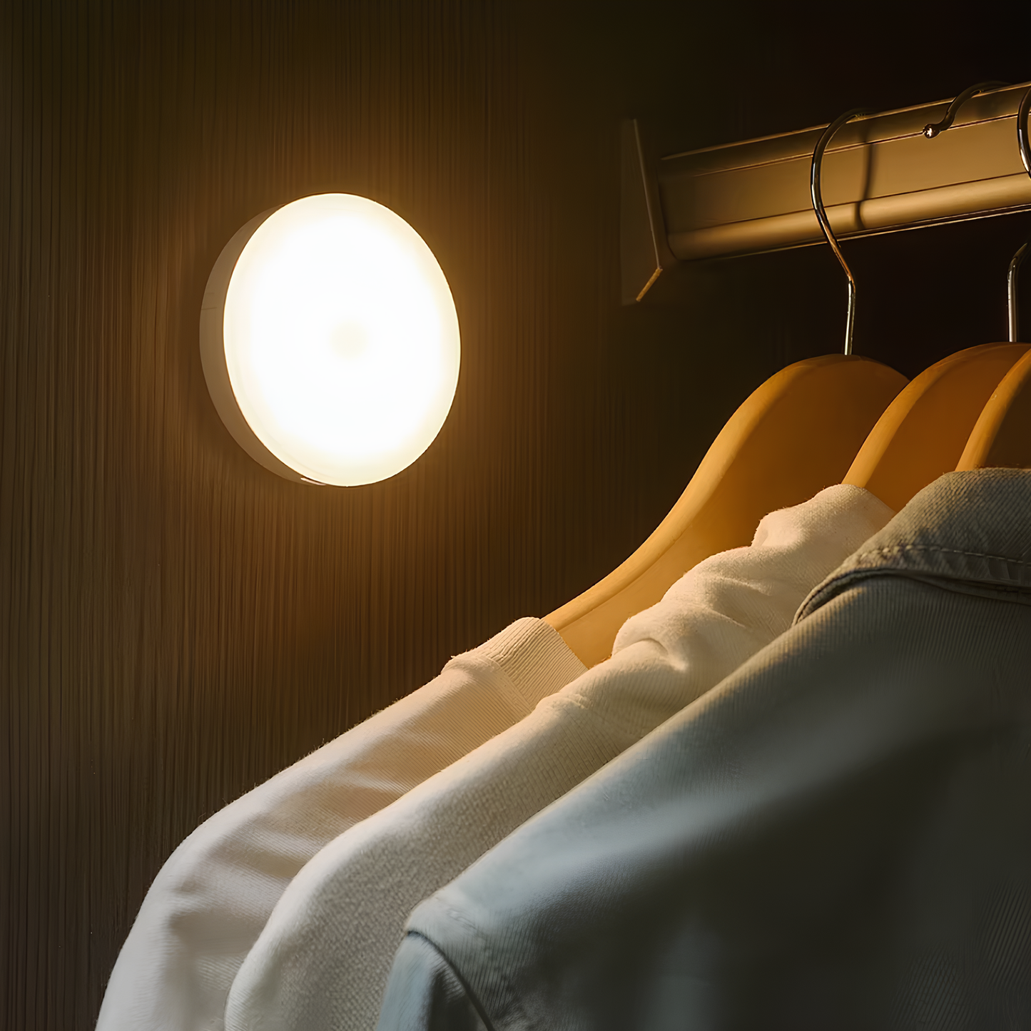 Trådløs LED-lampe med bevægelsessensor – Nem installation
