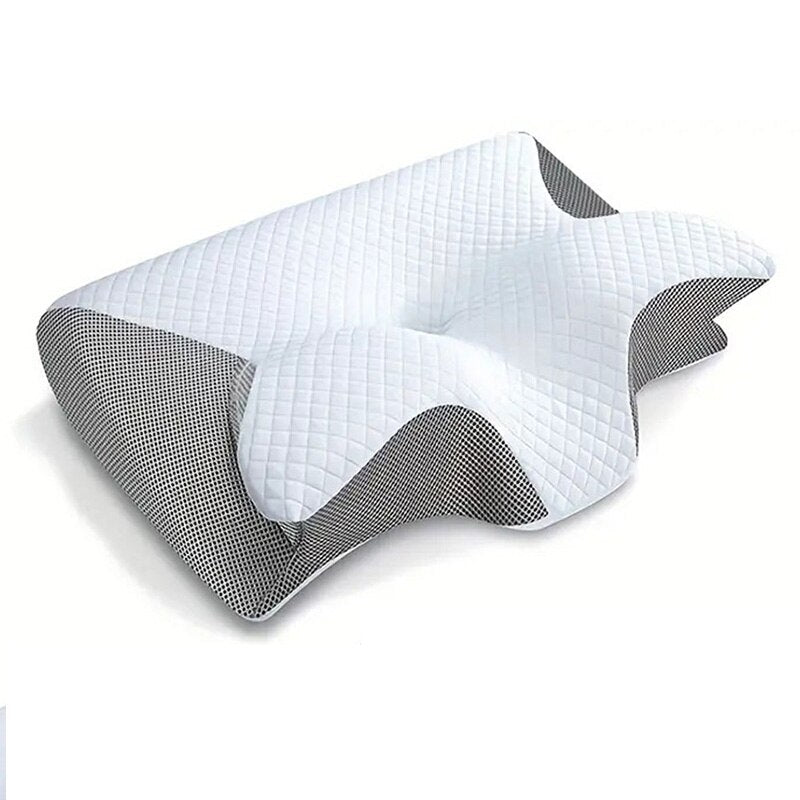 Ergonomisk Memory Foam Kudde - Optimal Nack- och Ryggstöd