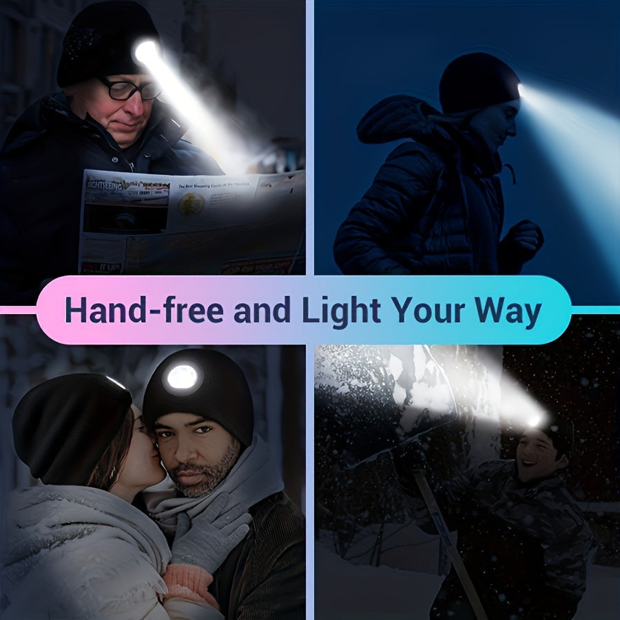Smart Hue Keps med LED-ljus – Perfekt för kvällspromenader
