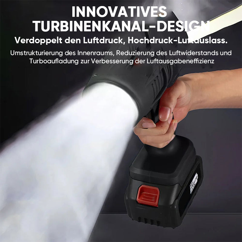 Håndholdt blæser med turboteknologi – kraftfuld ydeevne