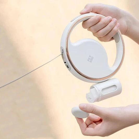 Automatisk Hundesele med LED – Ergonomiskt Handtag och Säkerhetslampa
